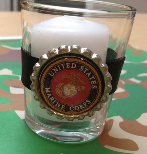 Hey, I found this really awesome Etsy listing at http://www.etsy.com/listing/155160348/marine-corp-votive-candle Army Celebration, Usmc Party, Usmc Graduation, Marine Retirement, Marine Corps Retirement, Usmc Retirement, Marine Party, Usmc Birthday, Marine Graduation