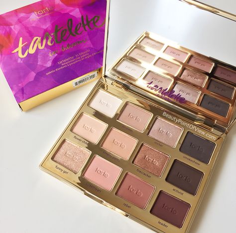 Tarte Tartelette In Bloom Palette Tarte In Bloom Palette, Tarte In Bloom, Tartelette In Bloom Palette, Tartelette Palette, Tartelette In Bloom, Makeup Lipgloss, Mascara Hacks, Alat Makeup, Makeup Pallets