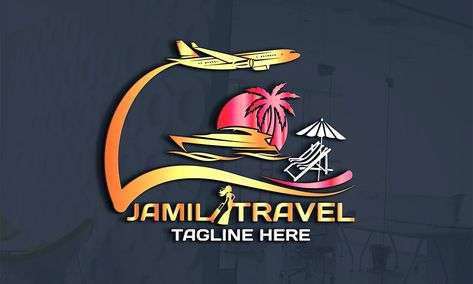 If you are looking for High-Quality Travel Logo for your business, its the right place for you. *I will provide you a world class professional Travel agency travel adventure tourism bech resort and vacation logo design. I will provide you 100% satisfaction. I am offering you a completely consultative and constructive approach" Vacation Logo Design, Vacation Logo, Travel Agency Logo, Tourism Logo, Agency Logo, Adventure Tourism, Beautiful Logos Design, Online Logo Design, Resort Vacation