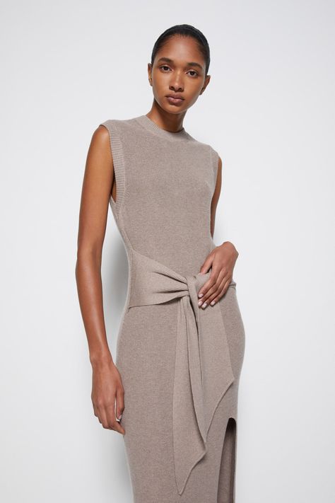 JONATHAN SIMKHAI ONLINE EXCLUSIVE The Off-Duty Cotton Cashmere Tank Dress in Fawn. All-in-one upgrade to your luxe loungewear with our tie waist tank dress. A conscious blend of 85% cotton and 15% cashmere gives this collection the ease of everyday wearability matched with the soft, sensory feel of cashmere. ﻿Also available in: Egret Explore the full Off-Duty Cashmere Collection, exclusive to jonathansimkhai.com Luxe Loungewear, Cashmere Dress, Jonathan Simkhai, End Of Season Sale, Date Outfits, Designer Clothes For Men, Cashmere Cardigan, Off Duty, Jersey Dress