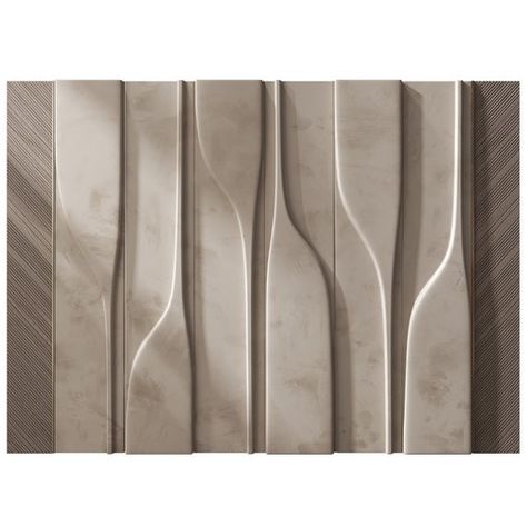 Wall Panel Decor 136 Cnc Wall Design, Modern Plastering, Decorative Plaster Wall, Wood Panel Texture, Wall Panel Texture, Wall Elevation, Showroom Office, Console Wall, Paving Texture