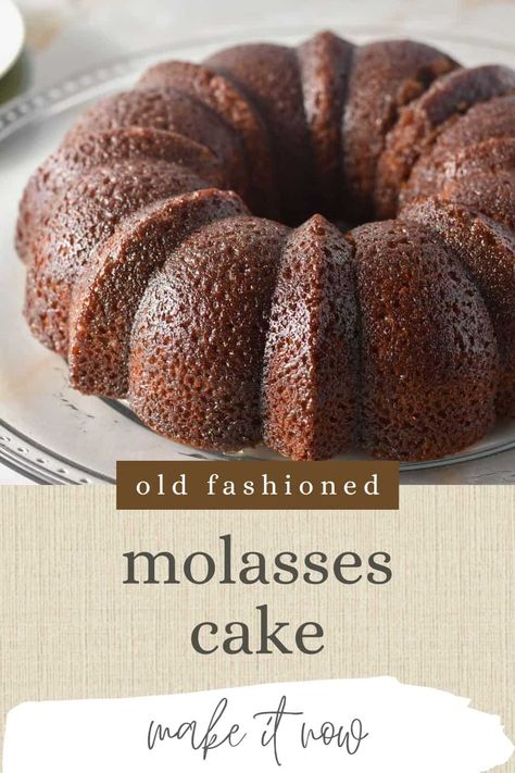 Old-Fashioned Molasses Cake - My Sweet Precision Molasses Pound Cake, Apple Molasses Cake, Blueberry Molasses Cake, Molasses Blueberry Cake, Molasses Bundt Cake, Sorghum Molasses Recipes, Old Fashioned Molasses Cake, Molasses Cake Recipe, Molasses Cake Old Fashion