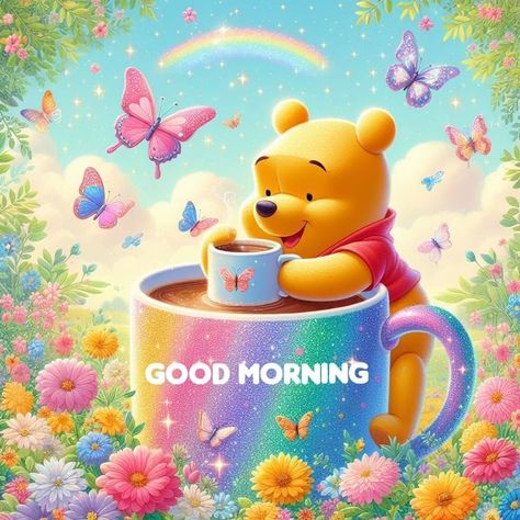 Good Morning Winnie The Pooh Greeting Pictures, Photos, and Images for Facebook, Tumblr, Pinterest, and Twitter Animated Screensavers, Winnie The Pooh Gif, Good Morning Cartoon, Pooh Winnie, Winnie The Pooh Pictures, Cute Winnie The Pooh, Winnie The Pooh Quotes, Winnie The Pooh Friends, Pooh Quotes