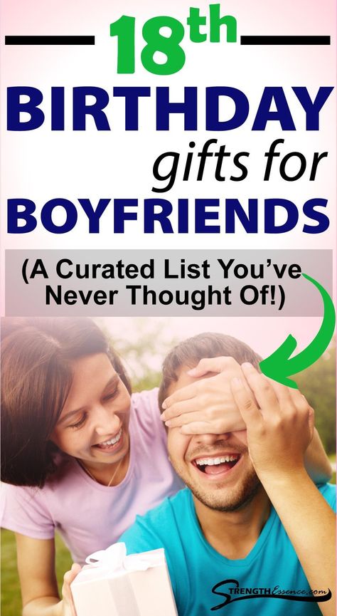 These BEST 18th birthday gifts for boyfriend ideas have been carefully curated out of hundreds to make sure you get the perfect unique birthday gift for him! #18thbirthdaygiftsforboyfriend #best18thbirthdaygiftsforboyfriend #boyfriendgiftsfor18thbirthday #giftsforboyfriend18thbirthday #goodbirthdaygiftsforboyfriend18th Gift Ideas For Boyfriend 18th Birthday, 18th Birthday Gifts For Him, Boyfriends 18th Birthday Ideas, 18th Birthday Boyfriend Gift Ideas, Gifts For Boyfriend 18th Birthday, 18th Birthday Boyfriend, Boyfriend 18th Birthday Ideas, Boyfriend 18th Birthday, 18th Birthday Gifts For Boyfriend