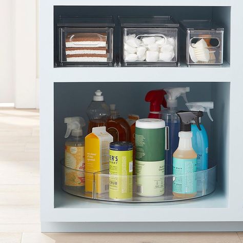 Stylish New Storage Solutions for Your Kitchen | Container Stories Plastic Storage Tubs, Home Edit, Storage Tubs, Smart Organization, The Home Edit, Kitchen Storage Solutions, Kitchen Food Storage, Shop Storage, The Container Store