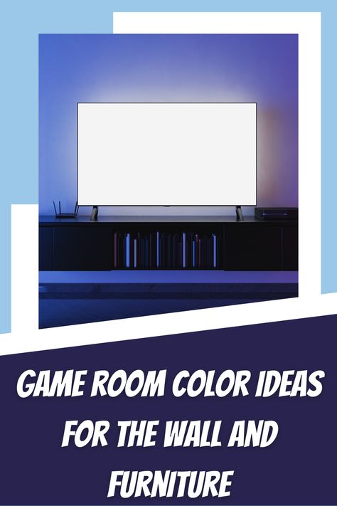 Now, this is a game room! Check out these awesome color ideas for your next game room remodel. From walls to furniture, we've got you covered. And don't forget the accessories! A few well-placed pieces can really pull the whole look together. So get inspired and start planning your dream game room today. Game Room Colors Paint, Game Room Paint Colors, Game Room Paint Ideas, Dream Game Room, Room Color Ideas, House Painting Tips, Small Game Rooms, Paint Trends, Paint Tips