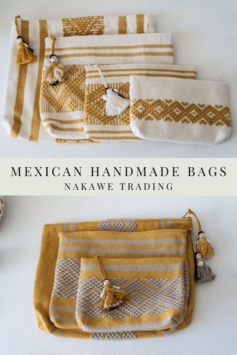 Mexican Accessories, Organizing Bags, Textile Bags, Ethnic Bag, Embroidered Handbag, Textile Bag, Diy Bags Patterns, Diy Bags Purses, Tote Bags Sewing