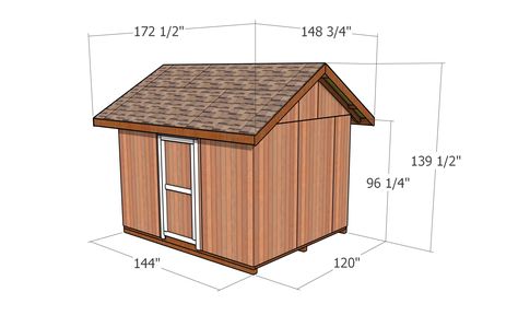 10x12 Shed Plans Free | HowToSpecialist - How to Build, Step by Step DIY Plans Diy Shed Plans Free, 10x12 Shed, Diy Shed Kits, 10x12 Shed Plans, Shed Plans Free, Shed Frame, Shed Floor, Free Shed Plans, Diy Shed Plans