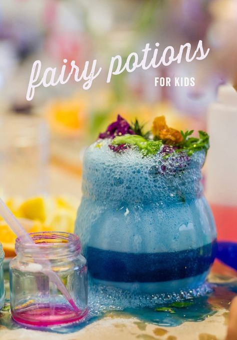 Potions For Kids, Making Perfume, Meri Cherry, Potions Recipes, Magical Party, Toddler Craft, Fairy Tea Parties, Bored Kids, Fairy Crafts