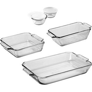 Anchor Hocking 7-Piece Bakeware Set Glass Bakeware Set, Ceramic Bakeware Set, Bakeware Storage, Glass Bakeware, Baking Dish Set, Ceramic Bakeware, Glass Baking Dish, Bakeware Set, Baking Set