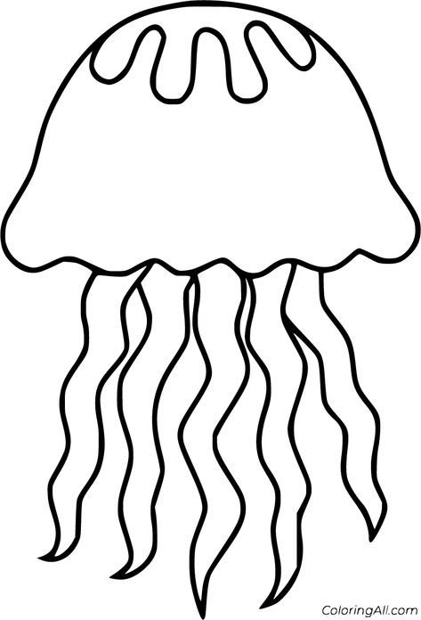 47 free printable Jellyfish coloring pages, easy to print from any device and automatically fit any paper size. Fish Cutouts Printable, Jellyfish Coloring Page Free Printable, Coral Reef Coloring Pages, Fish Outline Printable, Ocean Life Coloring Pages, Fish Coloring Pages Free Printable, Ocean Coloring Pages For Kids, Fish Coloring Pages For Kids, Jellyfish Coloring