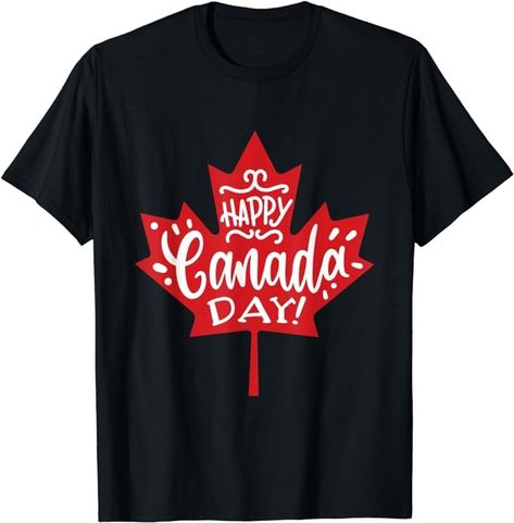 Amazon.com: Happy Canada Day Dominion Day Maple Leaf Canadian Flag T-Shirt : Clothing, Shoes & Jewelry Happy Canada Day, Canadian Flag, Canada Day, Flag Tshirt, Maple Leaf, Branded T Shirts, Funny Tshirts, Shoes Jewelry, Top Styles