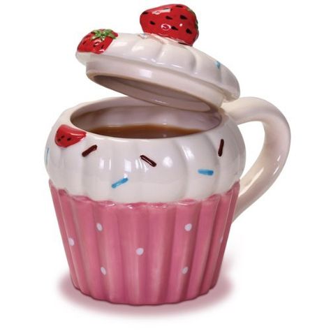 Cupcake Mug by The Gift Experience, http://www.amazon.co.uk/dp/B008DUP6JY/ref=cm_sw_r_pi_dp_WWAdtb0M022A1 Cupcake Cookie Jar, Cupcake Mug, Kawaii Mugs, Xmas Mugs, Coffee Tumblers, Cupcake Cookie, Pastel Kitchen, Cupcake Decor, Cupcake Decorations