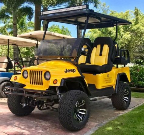 Custom Golf Carts That Are Cooler Than Your Car - Yeah! Motor Golf Cart Body Kits, Golf Cart Bodies, Street Legal Golf Cart, Australian Muscle Cars, Custom Golf Carts, Mid Size Car, Go Carts, Golf Car, Car Lot