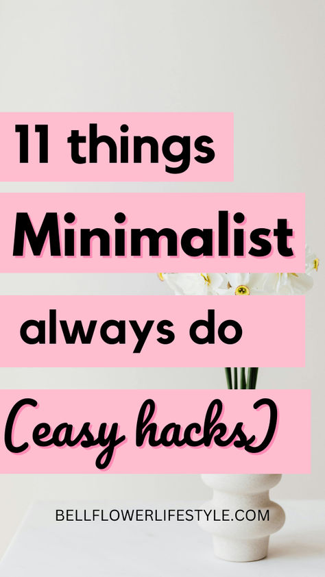 Minimalist habits everyone should adopt Simplify Life Minimalist Lifestyle, Minimalism Lifestyle Inspiration, Minimalist Habits, Minimalist Lifestyle Simple Living, Minimalism Tips, Minimalist Tips, Become A Minimalist, Live A Simple Life, Simple Living Lifestyle