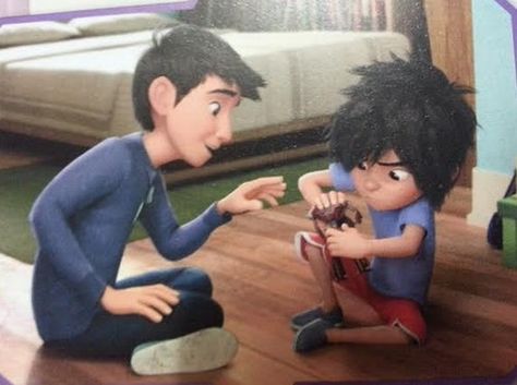 Young Tadashi and Hiro <3 Hiro And Tadashi, Big Hero 6 Film, Leap Movie, Hero 6 Movie, Big Hero 7, Tadashi Hamada, I Love My Brother, Hiro Hamada, Baymax