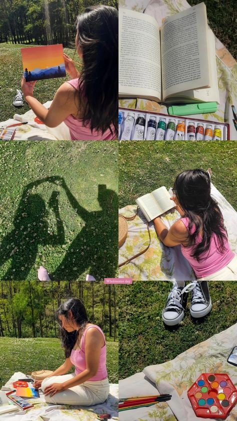 Picnic in spring vibe Picnic Aesthetic Instagram Story, Picnic Instagram Story Ideas, Picnic Photoshoot Friends Photo Ideas, Picnic Pics Ideas, Picnic Ig Story, Art Date Ideas With Friends, Picnic With Friends Ideas, Garden Date Aesthetic, Polaroid Picnic