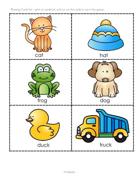 Rhyming Flash Cards For Kindergarten 38E Pre K Rhyming Words Free Printable, Rhyming Words Preschool, Rhyming Picture Cards, Flash Cards For Kindergarten, Kindergarten Flash Cards, Rhyming Word Game, Predicting Activities, Rhyming Preschool, Letter A Words