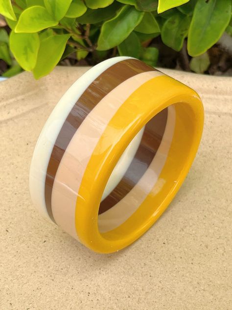 Multicolor Fashionable Collar  Plastic  Bangle Embellished   Jewelry Plastic Bangles, Bangles Jewelry Designs, Bangles Jewelry, Jewelry Designs, Bangle Bracelets, Color Block, Rings For Men, Jewelry Design, Bangles