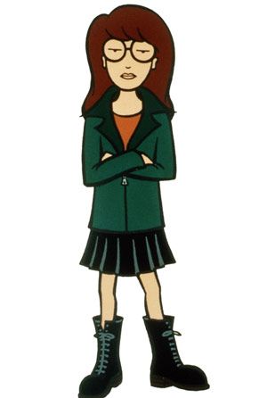 Daria Mtv Cartoons, Daria Outfit, Daria Costume, Daria Characters, Work Appropriate Halloween Costumes, Daria Mtv, 90s Cartoon Characters, Halloween Office Party, Daria Morgendorffer