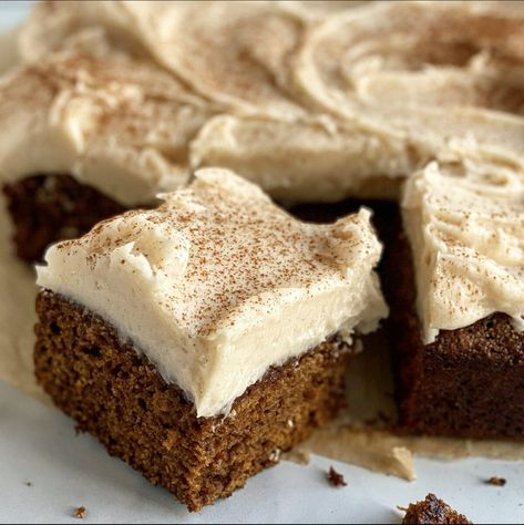 Gingerbread Cake Cream Cheese Frosting - Jessie Sheehan Bakes Snacking Cake, Fluffy Cream Cheese Frosting, Cake Varieties, Gingerbread Cake Recipe, Cream Cheese Frosting Cake, Oatmeal Cake, Cake Frosting Recipe, Ginger Cake, Cake With Cream Cheese Frosting