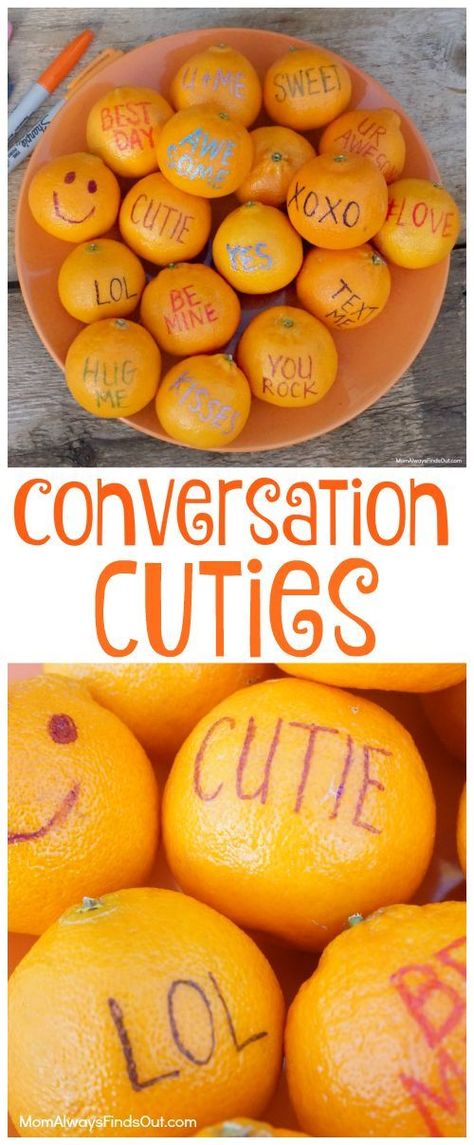 Conversation Cuties are Fun and Healthy Valentine's Day Treats Kids Love to Eat! Naturally Sweet Cuties Fruit #IWantCuties #SweetasCandy #ad Fruit Valentines, Drawing Fruit, Valentines Class Party, Fruit Drawing, Valentine's Day Treats, Valentines Snacks, Healthy Valentines, Fruit Party, Valentines Day Food