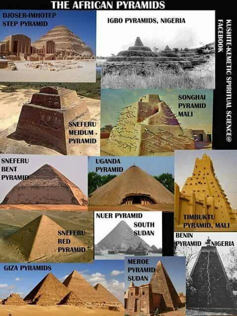 The African Pyramids Ancient Pyramids, Step Pyramid, The Great Migration, African Heritage, By Any Means Necessary, Egyptian History, Ancient Knowledge, Ancient Mysteries, Ancient Aliens