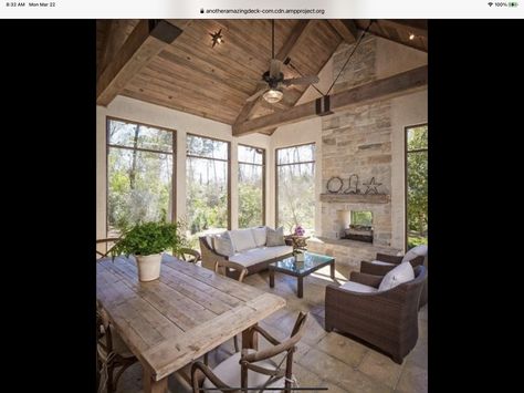 Farmhouse Sunroom, Sunroom Makeover, Sunroom Windows, Traditional Porch, Porch Design Ideas, Screened Porch Designs, 4 Season Room, Four Seasons Room, Sunroom Addition