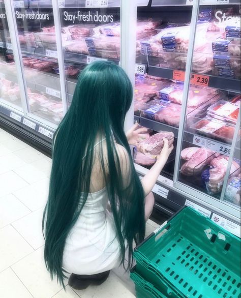 Teal Hair, Dyed Hair Inspiration, Pretty Hair Color, Fotografi Alam Semula Jadi, Hair Dye Colors, Dye My Hair, Hair Reference, Hair Inspo Color, Alam Semula Jadi