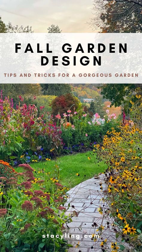 Want to grow a gorgeous garden this autumn? Follow these tips and tricks to planting for a fall garden that is full of flowers and foliage. #fallgarden #fallgardening #fallgardenflowers #fall #autumn #fallgardenideas #cottagegarden #plantingforfall #plantingideas #gardenideas #gardenbed #flowergarden #flowerbed #gardendesign Fall Garden Design, Fall Raised Garden Beds, Fall Garden Aesthetic, Autumn Flowers Garden, Autumn Garden Ideas, Fall Flower Bed, Autumnal Garden, Fall Garden Flowers, Gaia's Garden