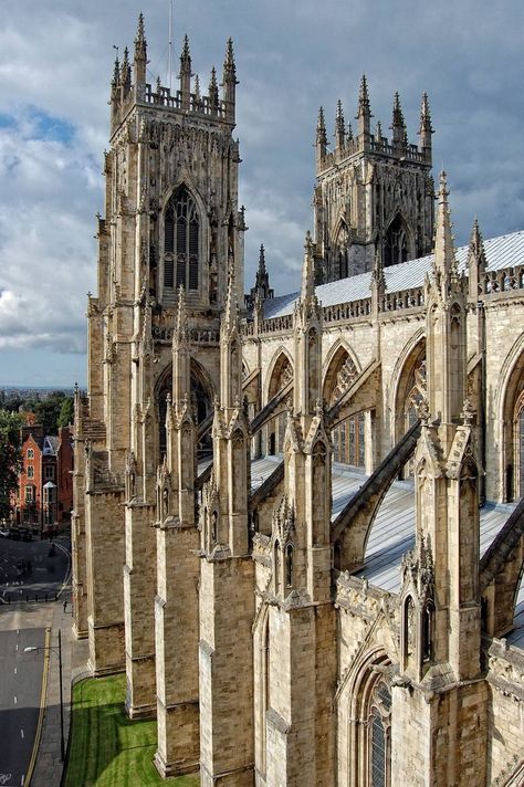 York Minster Cathedral, York Cathedral, English Gothic, York England, York Minster, Gothic Cathedrals, Cathedral Architecture, Gothic Cathedral, Church Of England