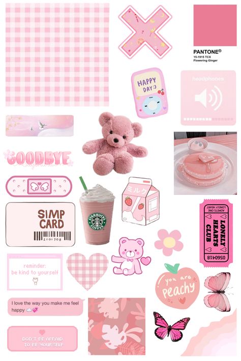 Aethstetic Stickers Printable, Pink Printable Stickers For Journal, Printable Sticker Sheet Aesthetic, Pink Journal Stickers Printable, Scrapbook Stickers Printable Pink, Pink Aesthetic Stickers Printable, Journal Pink Aesthetic, Pink Stickers Aesthetic Printable, Pink Journal Stickers