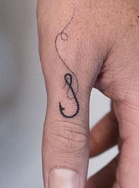 Dainty Fish Hook Tattoo, Tiny Fish Hook Tattoo, Tattoos For Fisherman, Simple Fish Hook Tattoo, Simple Fishing Tattoos For Women, Fishing Matching Tattoos, Fishing Tattoos For Women Memorial, Fishing Lures Tattoo, Fishing Inspired Tattoos