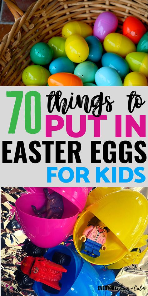 Are you hosting an Easter egg hunt this year or need to fill some eggs for your kids’ Easter baskets? Here are over 70 things to put in Easter eggs for kids! This is the perfect list for the easter holiday- and will help you fill plastic Easter eggs with fun toys, practical items, or food! Easter Basket Alternatives, Adult Easter Egg Hunt, Easter Egg Hunt Ideas, Egg Hunt Ideas, Easter Egg Stuffers, Egg Stuffers, Easter Egg Filling, Funny Easter Eggs, Sugar Eggs For Easter