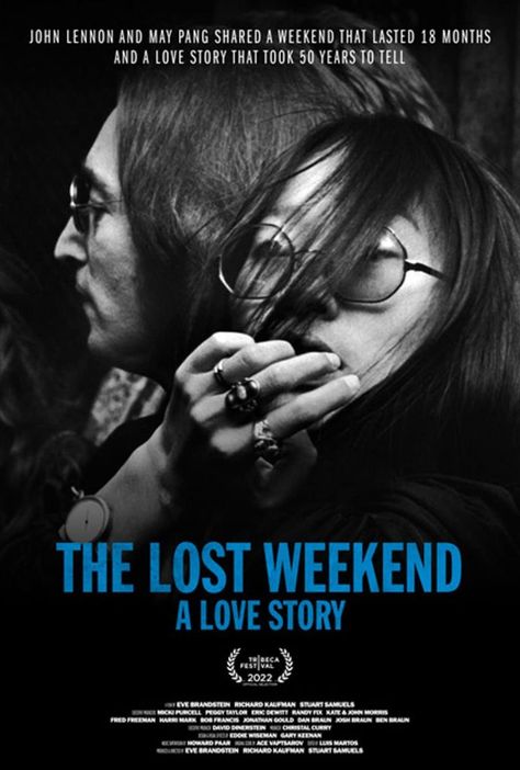 This is an insightful documentary from #maypang about her time with #johnlennon. A must for any #beatles fan. Screening at #tribecafilmfestival. Go to Tribecafilmfestival.com. #tribecafilm2022 #thelostweekendalovestory May Pang, Love Story Movie, The Lost Weekend, Harry Nilsson, Julian Lennon, Beatles Songs, Movie Poster Wall, A Love Story, Music Business