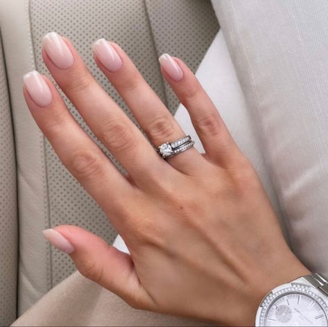 Nude Manicure, Natural Nails Manicure, Milky Nails, Pink Gel Nails, Simple Gel Nails, Work Nails, Look Polished, Color Nails, Short Acrylic Nails Designs