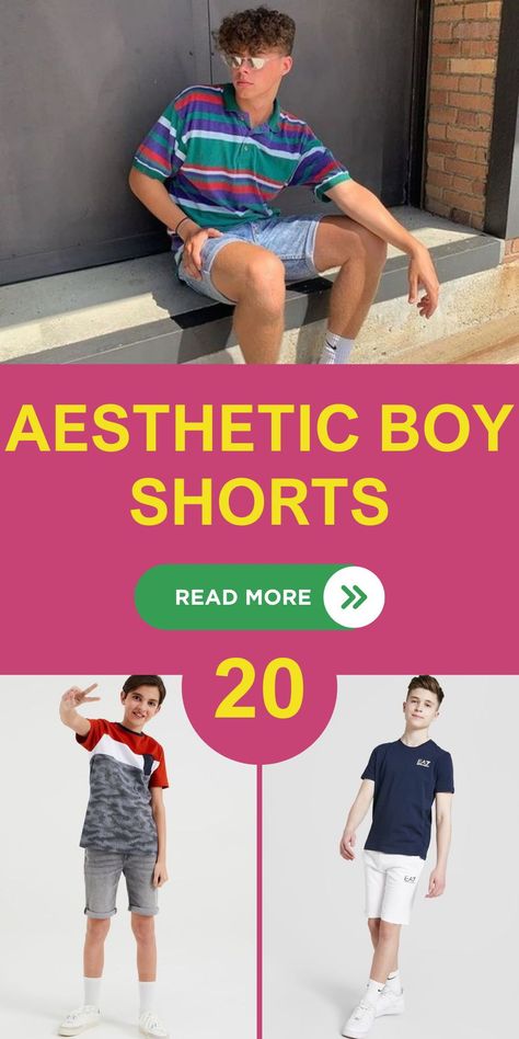 Aesthetic Boy Shorts 2024: The New Staple for Fashion-Forward Outfits: Introducing the aesthetic boy shorts 2024, your new wardrobe staple. These shorts are not just comfy clothes; they're a fashion-forward choice for anyone looking to update their outfits with something both stylish and comfortable. Ideal for any casual or semi-formal event. Boys Fashion Trends, Shorts Comfy, Fashion Forward Outfits, Teen Fun, Blue And White Shirt, Casual Trends, Stylish Summer Outfits, Summer Streetwear, Retro Sport