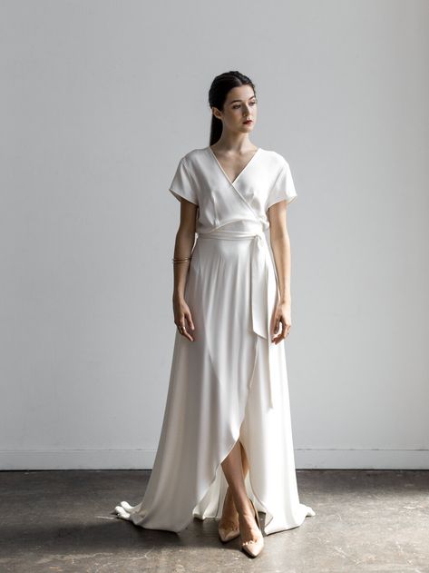 Portland Oregon Photography, Ethical Wedding Dress, Wrap Dress Wedding, Wrap Wedding Dress, Oregon Portland, Ethical Wedding, Oregon Photography, Bohemian Wedding Dresses, Bridal Salon