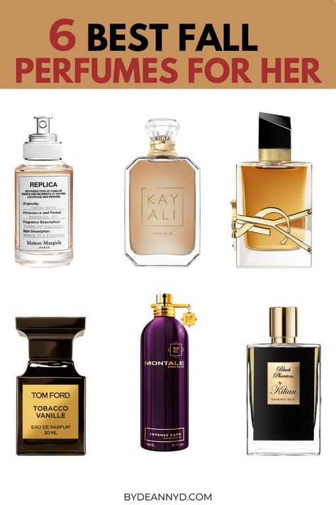 perfume Best Fall Perfumes, Fragrance Men, Fall Perfume, Perfume Hacks, Ysl Libre, Best Perfumes, Fragrances Perfume Woman, Perfume Collection Fragrance, Fall Fragrance