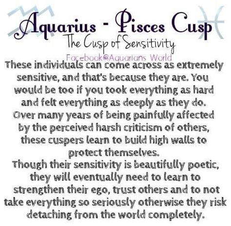 And when the second part happens, it’s such a free feeling. I learned a long time ago to protect myself Aries Pisces Cusp, Aquarius Pisces Cusp, Zodiac Signs Elements, Free Feeling, Aries And Pisces, Leo Rising, Aries Pisces, Aquarius Quotes, Pisces Love