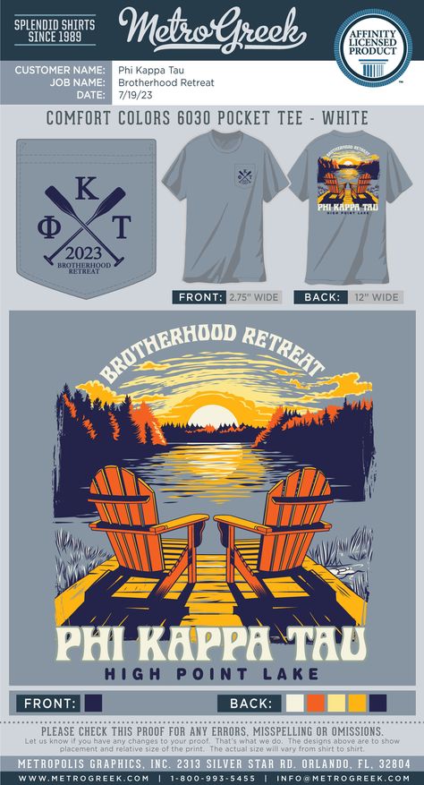 Church Website Design, Fraternity Recruitment, Rush Poster, Phi Kappa Tau, Fraternity Rush Shirts, Rush Shirts, Lake Retreat, Recruitment Shirts, Greek Shirts