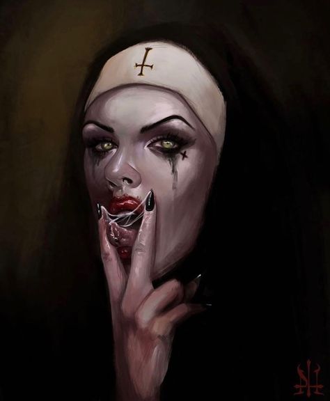 Dark Evil, Gothic Fantasy Art, Candy Art, Dark Art Tattoo, Fantasy Sci Fi, Female Art Painting, Beauty Art Drawings, Dark Pictures, Demon Art