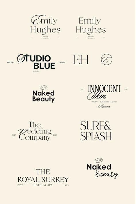 Bold Brands Fonts For Design, Long Logo Design, Business Typography, Kombinasi Font, Best Fonts For Logos, Typography Logo Fonts, Brand Typography, Business Fonts, Self Branding