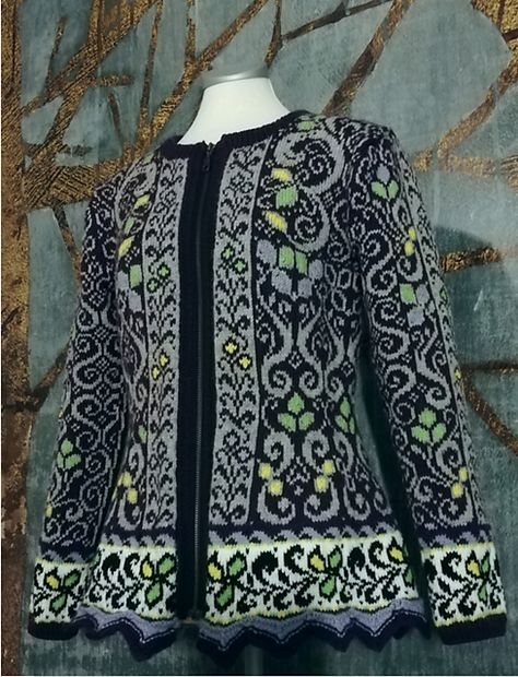 Ravelry: Norsk Strikkedesign / Norwegian Knitting Designs Norwegian Knitting Designs, Designer Knitting Patterns, Jacket With Embroidery, Norwegian Knitting, Norwegian Style, Norwegian Sweater, Fair Isle Knitting Patterns, Wool Sweaters Womens, Knitting Instructions