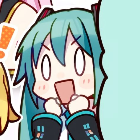 How To Draw Hatsune Miku Step By Step, Miku Chibi, Miku Hatsune Chibi, Miku Chan, Miku Hatsune Vocaloid, Colorful Stage, Project Sekai, Hatsune Miku, Cute Icons