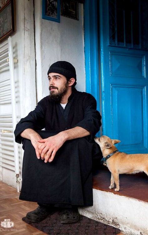 monastic life.. Mount Athos, Greece Greek Orthodox Christian, Zorba The Greek, The Holy Mountain, Monastic Life, Greek Beauty, Mount Athos, Christian World, Greek Culture, Eastern Orthodox