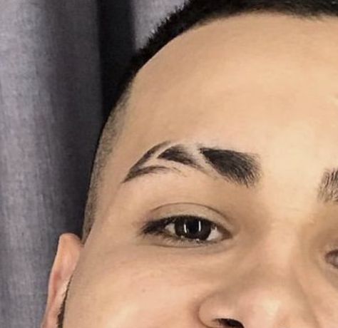 Eyebrow Tattoo Men, Nike Eyebrows, Hair Tattoo Designs, Eyebrow Slits, Eyebrow Design, Shaved Hair Designs, Hand And Finger Tattoos, Hair Tattoo, Guys Eyebrows