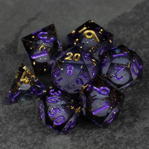 Witching Hour Liquid Core Dice – Riftgate Cool Dnd Dice, Dnd Crafts, The Witching Hour, Dungeons And Dragons Dice, Witching Hour, Dungeons And Dragons Characters, Dungeons And Dragons Homebrew, Dice Set, Fantasy Rpg