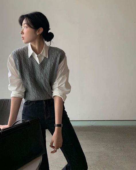 40s Mode, Simple Casual Outfits, Business Casual Outfits For Work, Everyday Fashion Outfits, Casual Day Outfits, Quick Outfits, Tomboy Style Outfits, Classy Work Outfits, Stylish Work Outfits