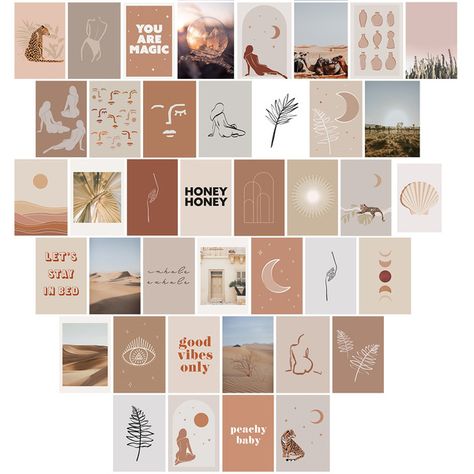 Aesthetic Wall Collage, Wall Collage Kit, Collage Kit, Picture Collage Wall, Collage Poster, Wall Decor Pictures, Photo Wall Collage, Aesthetic Wall, Room Pictures